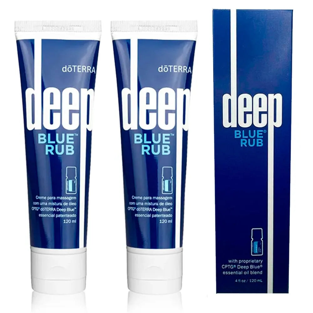 Kit 2 Deep Blue Rub doTerra - Creme Para Massagem e Bem-Estar Corporal