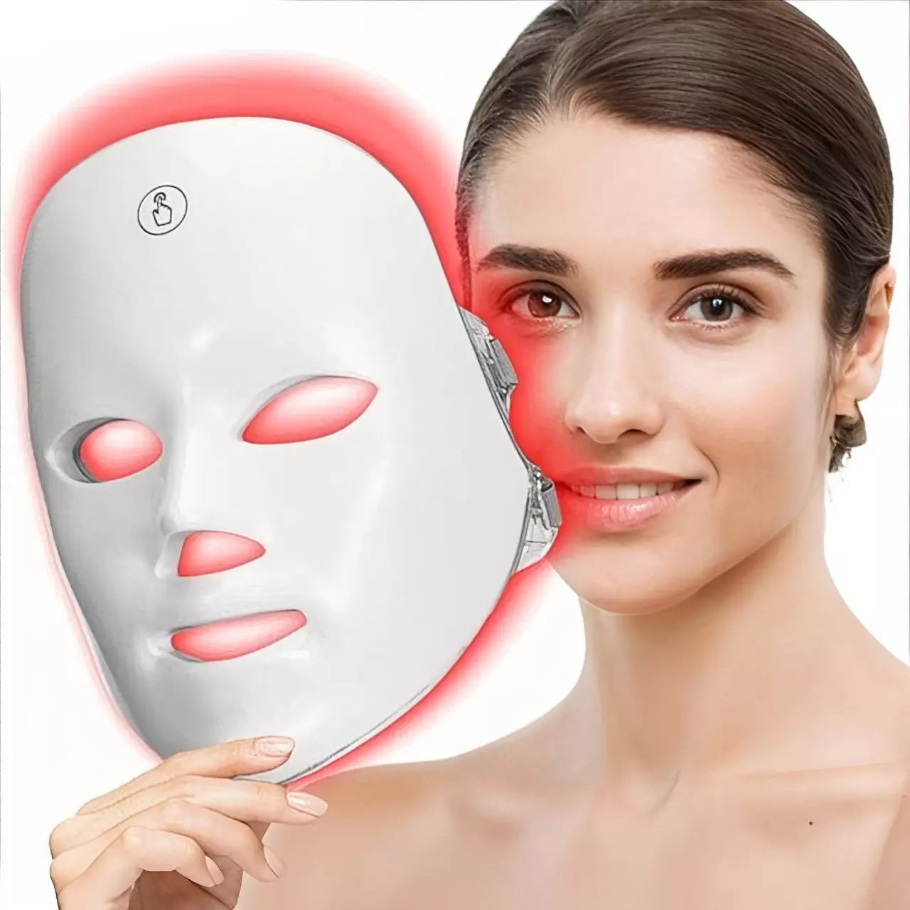 Máscara de LED 7 Cores – Rejuvenescimento e Skincare de Alta Performance