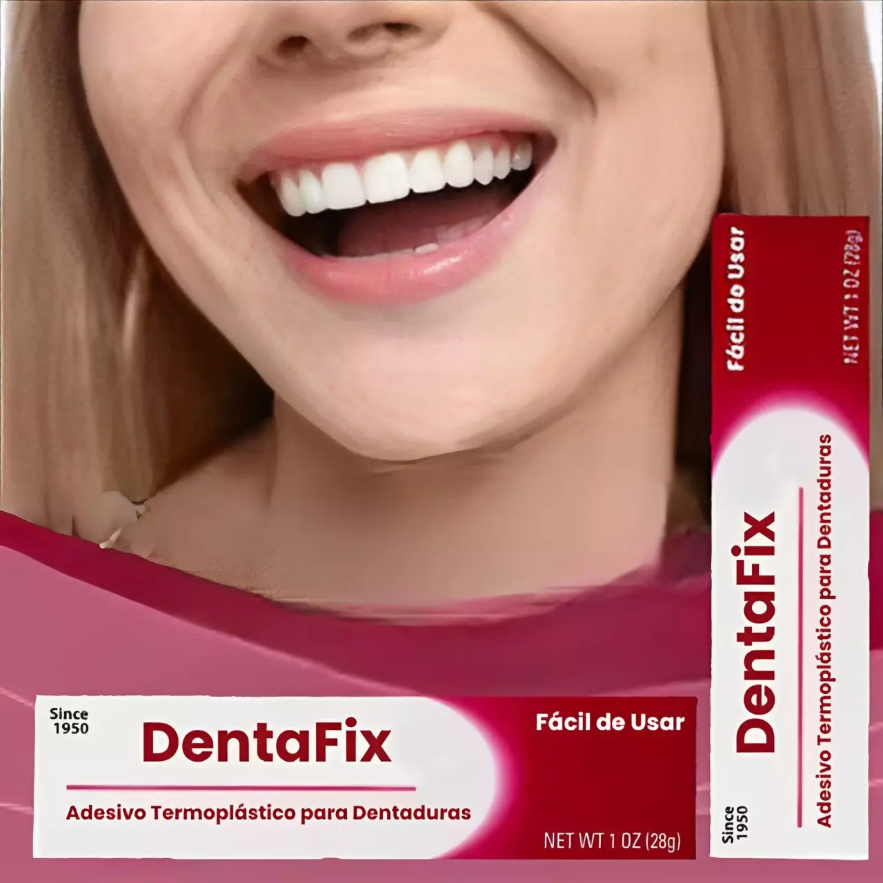 Kit 5 Dentalfix - Fixador e Adesivo Para Dentadura - Ultra Fixação e Conforto