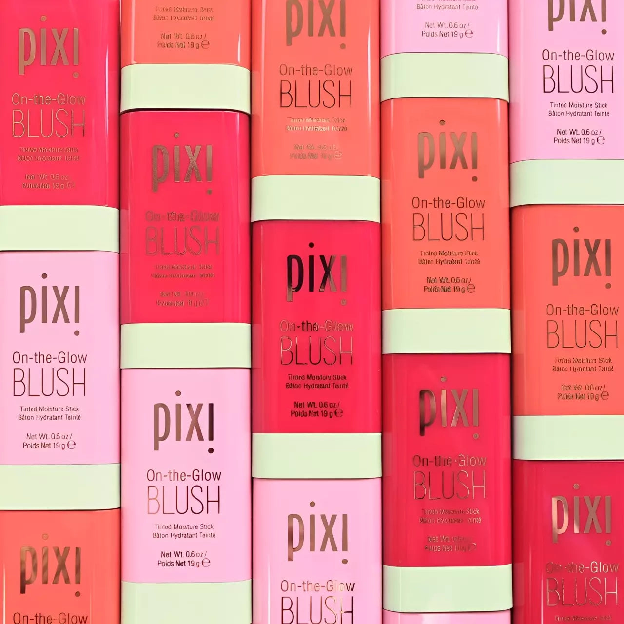 Kit 3 Blush Pixi - Versátil, Hidratante e de Aplicação Suave